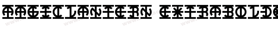 MagicLantern ExtraBold字体转换
